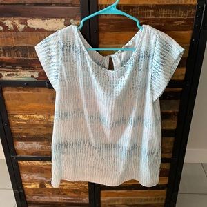 Calvin Klein cap sleeve blouse